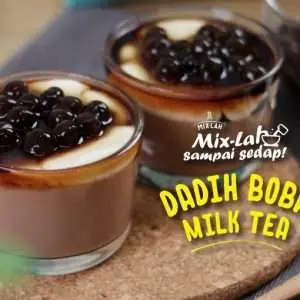 Resepi Dadih Boba Milk Tea Mudah dan Sedap
