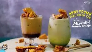 Resepi Special Honeycomb Thai Green Tea Toffee