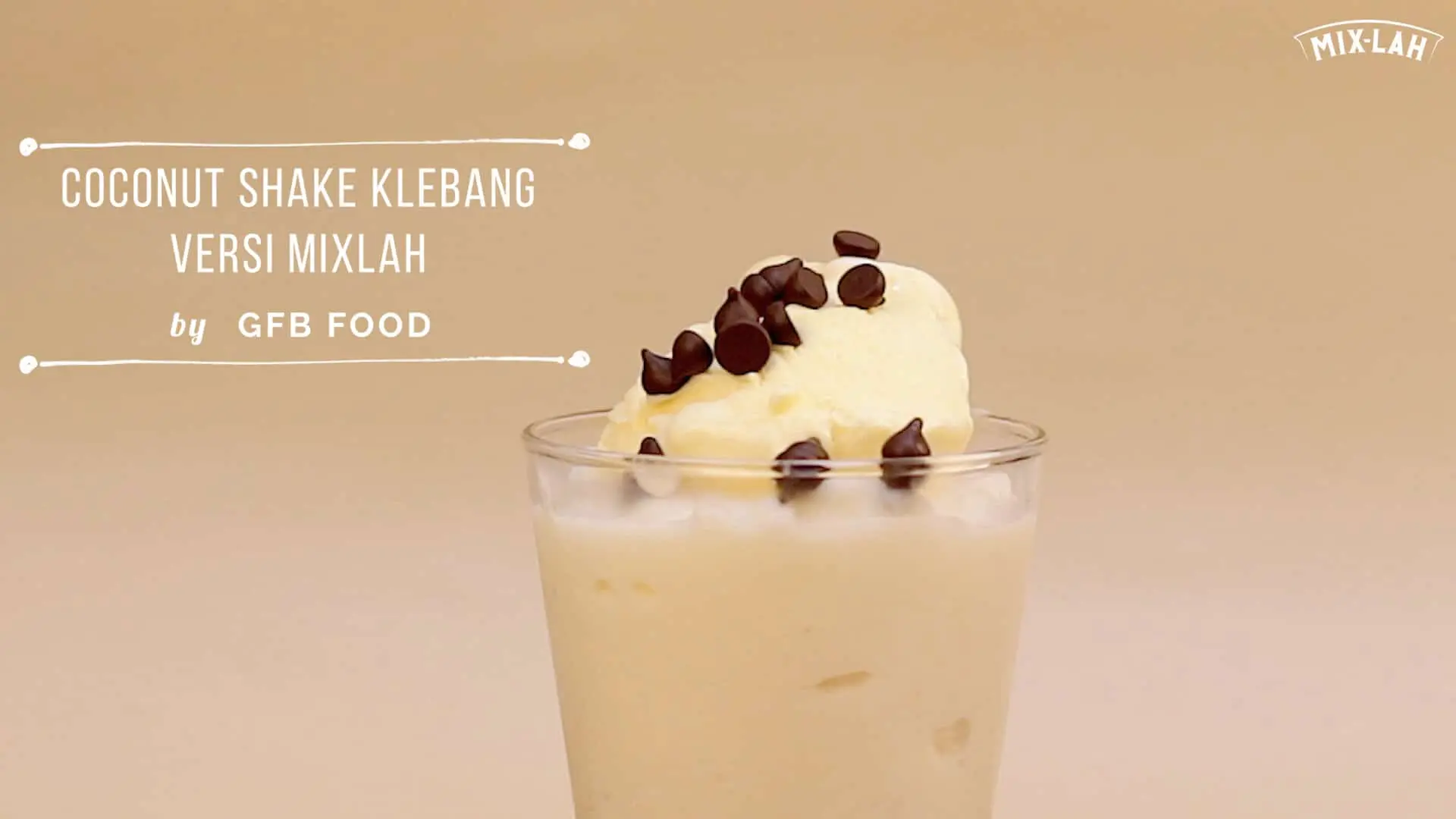 Resepi Coconut Shake Klebang Sedap (Versi MIX-LAH)