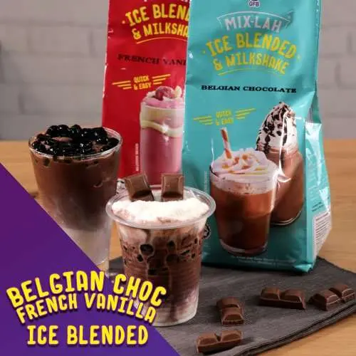 French Vanilla & Belgian Chocolate Ice Blended