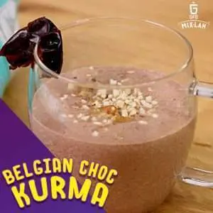 Belgian Chocolate Kurma Oat Resepi Sahur Ketika Ramadan