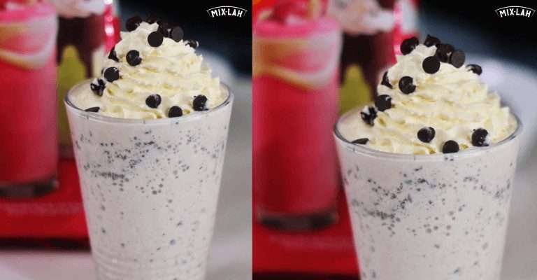 cookie cream milkshake banner