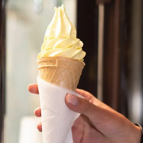 soft serve yellow