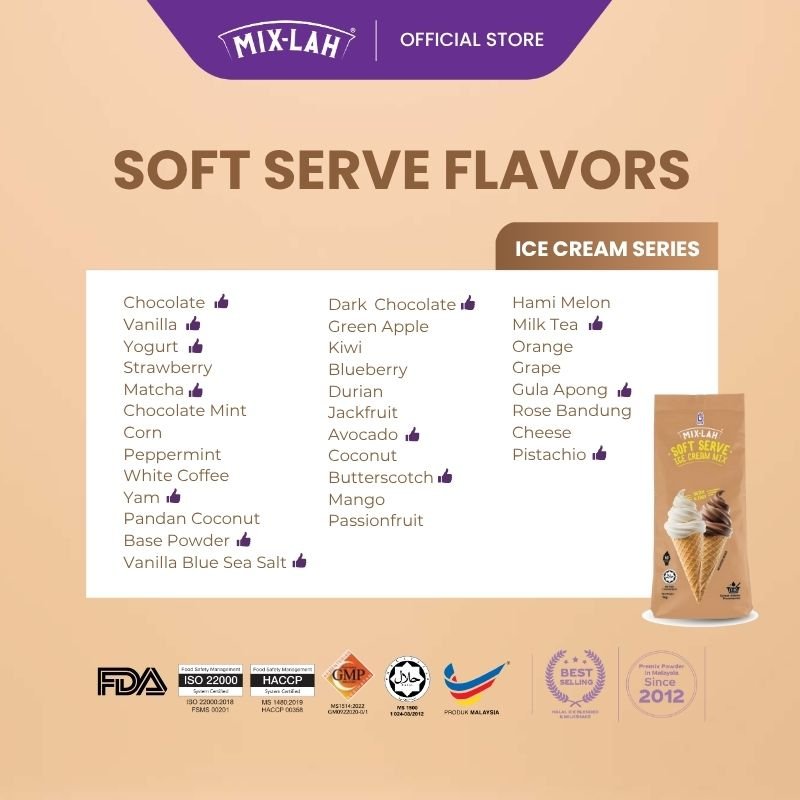 Catalogue soft serve